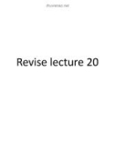 Lecture Framework of financial reporting - Lecture 21