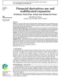 Financial derivatives use and multifaceted exposures - Evidence from East Asian non-financial firms