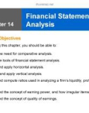 Lecture Managerial Accounting - Chapter 14: Financial Statement Analysis