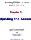 Lecture Accounting principles (7th Edition): Chapter 3 – Weygandt, Kieso, Kimmel