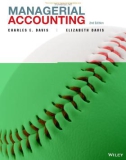 managerial accounting (2nd edition): part 1 - charles e. davis, elizabeth davis