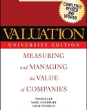 Valuation measuring and managing the value of companies: Part 1