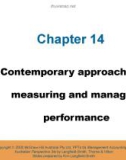 Lecture Management accounting: An Australian perspective: Chapter 14 - Kim Langfield-Smith