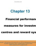 Lecture Management accounting: An Australian perspective: Chapter 13 - Kim Langfield-Smith