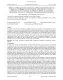 Influence of management commitment and organizational structure on application of ERP system & its impact on quality of accounting information: A survey in Vietnamese telecommunication enterprises