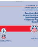 Compliance Guidelines: How to Develop an Effective, Export Management and Compliance Program and Manual