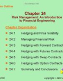 Lecture Fundamentals of corporate finance - Chapter 24: Risk management: An introduction to financial engineering