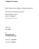 A201 Blackfriars Station Redevelopment: Permanent Highway Layout Road Safety Audit Interim Stage 3