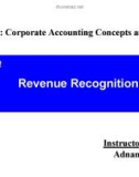 Lecture Issues in financial accounting – Lecture 20: Revenue recognition