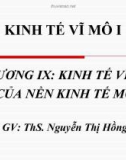 Bài giảng Kinh tế vĩ mô 1: Chương 9 - ThS. Nguyễn Thị Hồng