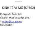 Bài giảng Kinh tế vĩ mô: Chương 1 - TS. Nguyễn Tuấn Kiệt