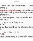 Kinh tế lượng - Tự tương quan part 5