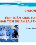 Chương 6 Tính toán khấu hao và phân tích dự án sau thuế