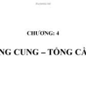 Bài giảng Tổng cung - Tổng cầu