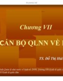 Bài giảng Quản lý nhà nước về kinh tế: Chương 7 - TS. Đỗ Thị Hải Hà