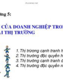 Bài giảng Kinh tế vi mô: Chương 5 - ThS. Trần Thanh Hiền