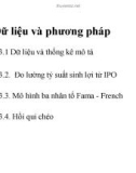 Bài giảng Dữ liệu và thống kê mô tả