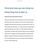 Tài liệu Chính phủ tham gia vào luồng lưu thông hàng hoá và dịch vụ