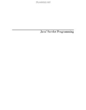 O Reilly - Java Servlet Programming