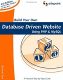 Build Your Own Database Driven Website Using PHP and MySQL, 3rd Edition (First 4 Chapters)