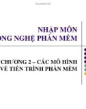 Bài giảng Nhập môn công nghệ phần mềm: chương 2 - GV. Trương Minh Thái