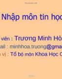 Nhập môn tin học