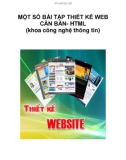 MỘT SỐ BÀI TẬP THIẾT KẾ WEB CĂN BẢN- HTML (khoa công nghệ thông tin)_2