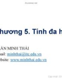 Bài giảng Lập trình hướng đối tượng (Dùng C#): Chương 5 - Trần Minh Thái