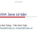 Bài giảng Lập trình Java cơ bản: Bài 4 - Các thành phần GUI