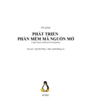 BÀI GIẢNG MÔN PHÁT TRIỂN PHẦN MỀM MÃ NGUỒN MỞ(Open Source Software Development)