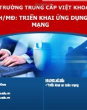 Bài giảng Triển khai ứng dụng mạng: Mở đầu