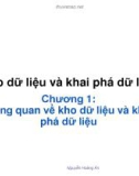 Bài giảng Kho dữ liệu và khai phá dữ liệu: Chương 1 - Nguyễn Hoàng Ân (2018)