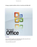 Sử dụng các phiên bản Office cũ để mở và lưu file tạo bởi Office 2007