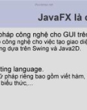 JavaFX là cái gì?