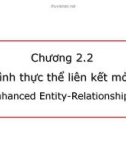 Bài giảng về Nhập môn Cơ sở dữ liệu - Chương 2