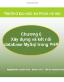 Bài giảng Lập trình trang web động: Chương 6 – Nguyễn Thị Quỳnh Hoa