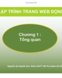 Bài giảng Lập trình trang web động: Chương 1 – Nguyễn Thị Quỳnh Hoa