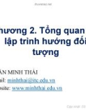 Bài giảng Lập trình hướng đối tượng (Dùng C#): Chương 2 - Trần Minh Thái