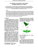 Ground effect on aerodynamic characteristics of flapping wing micro air vehicles