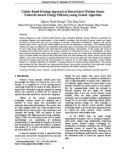 Cluster-based routing approach in hierarchical wireless sensor networks toward energy efficiency using genetic algorithm