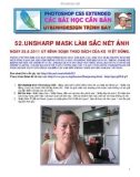 52.UNSHARP MASK LÀM SẮC NÉT