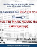 Bài giảng Quản trị mạng: Chương 1 - ThS. Nguyễn Thị Phong Dung