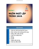 Bài giảng Lập trình Java - Chương 2: Ngôn ngữ lập trình Java