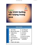 Bài giảng Lập trình Java - Chương 3: Lập trình hướng đối tượng trong Java