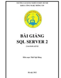 Bài giảng SQL server 2