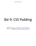 Bài giảng CSS - Bài 9: CSS Padding