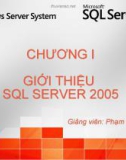 Bài giảng Microsoft SQL server: Chương 1 - Phạm Mạnh Cương