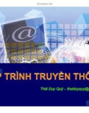 Bài giảng Lập trình truyền thông - Bài 1: Tổng quan