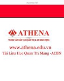 Bài giảng Mạng cơ bản: Giới thiệu mạng máy tính - Trung tâm Athena