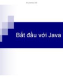 Bắt đầu với lập trình Java phần 1